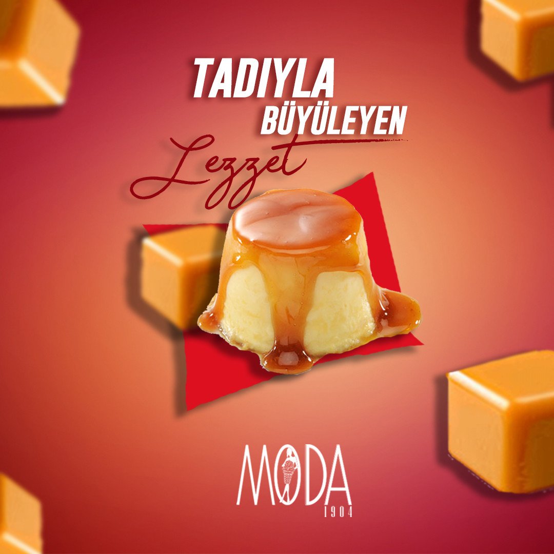 1904Moda's tweet photo. Tadına doyamayacağınız ufak lezzet 🍮 /// #güneş #yaz #öğle #arası #kahve #tatlı #kahveler #dondurma #ekler #pasta #lezzetlisunumlar #antalya #kepez #güzel #iyi #lezziz #mutlu #harika #sıcak #yemek #güzelbirgün #cafe #moda #modacafe #waffle https://t.co/BDPe1NkaRf