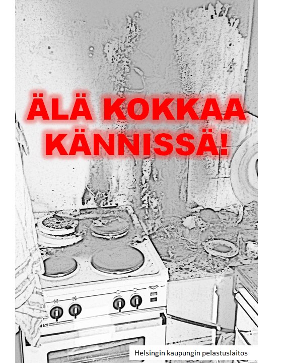 Näin perjantaina on syytä muistuttaa terveellisestä ruokavaliosta.
Rasva, suola & sokeri eivät suinkaan ole terveydelle vaarallisimpia
ravintoaineita vaan kännissä kokkailtu #yöruoka. Jos nälkä yllättää yöllä niin
käy vaikka snagarilla, mutta #ÄläKokkaaKännissä! #paloturvallisuus