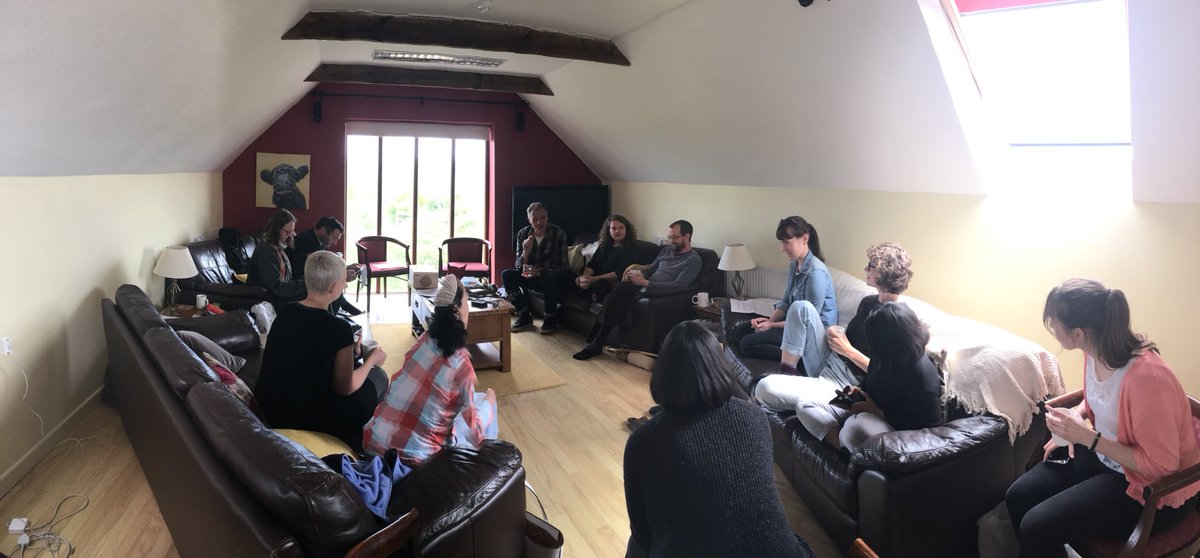 craftgeography's tweet image. So thankful to work alongside this wonderful group at @ExeterGeography who alll belong to the Cultural Historical Geography Research Group  #CHGRG. These pics are from our summer retreat at Tor View Farm near Bodmin. Sharing our #movingobjects work in progress. Special times.