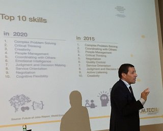 sfc_it's tweet photo. Progetto #COMTECH. Come cambia il lavoro: da economia della conoscenza a economia della creatività. Ruolo decisivo #ITS40 e contaminazione dei saperi per sostenere nuovi approcci formativi in azienda e università.
@Confindustria @panuccimar @LuigiSerra2 https://t.co/JhPEXlPBgV