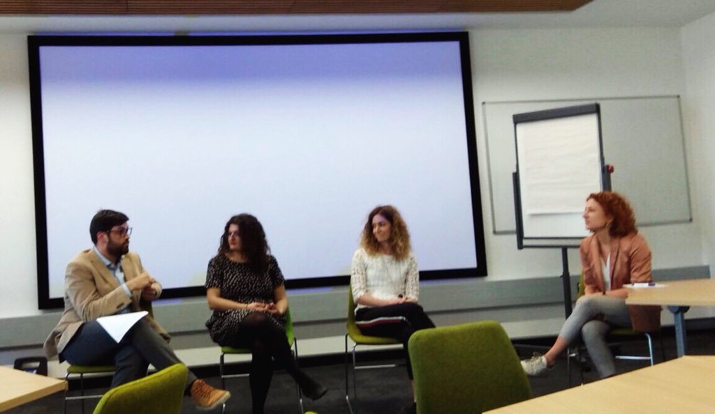 ItaLeeds's tweet photo. Thank you to those who came yesterday and to our fantastic speakers for their very interesting talks! Will send you all some wheels of prestigious cheese @serevandi @GiovanniPoz @SMLCLeeds @LeedsUniHistory https://t.co/4JrCQpQxtk