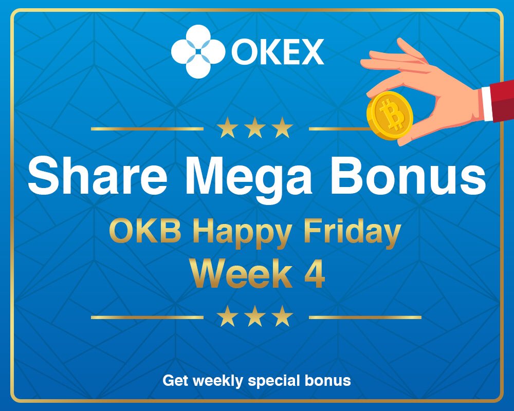Happy Friday! Special bonus has been distributed to all the OKB holders. Check your balance on our website now!

bit.ly/2IxQFOc