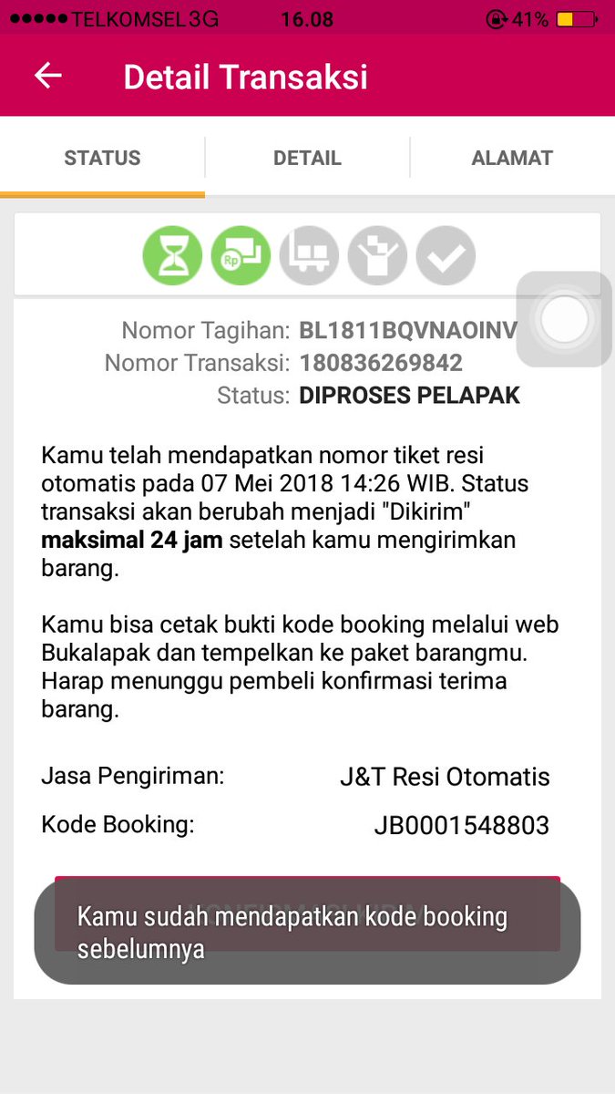 SeptiyanS's tweet photo. @BukaBantuan 
@jntexpressid
Bagaimana ini saya jadi di rugikan saya tidak bisa klik konfirmasi kirim, Resi tidak otomatis terupdate,
No.transaksi180836269842 padahal menurut penerima, barang sudah sampai, saya lampirkan beberapa foto dan bukti pembayaran, tolong di jawab
Trims https://t.co/YNkchWbPT3