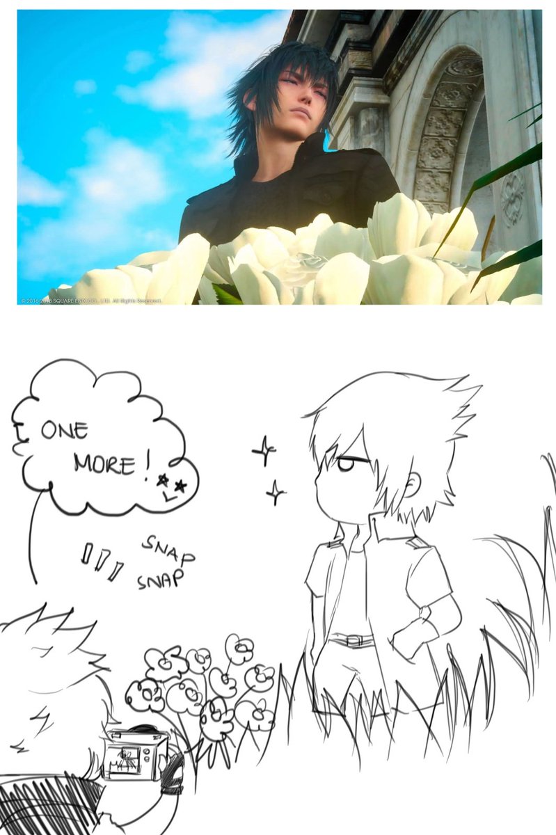 "Amazing pose, bud~ Ya really got talent. And that is a yes for me!"