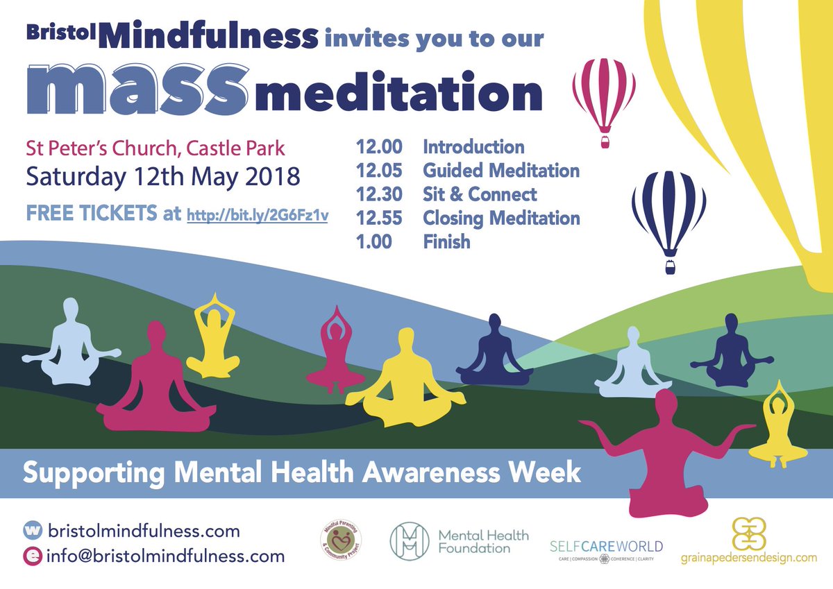 Join Self care World and others on Saturday 12th May at St Peter’s Church in Castle Park for a Mass Meditation, which takes place simultaneously with a mass meditation event in Nottingham. #whisnotts #meditation #stressrelief #Mindfulness