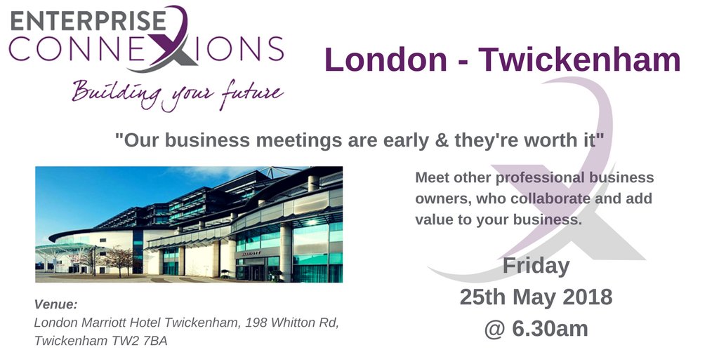 We have various #Business  #meetings throughout #London, why not join us?  <a href="/MarriottTwicker/">London Marriott Hotel Twickenham</a> ow.ly/CVXF30jEa1x