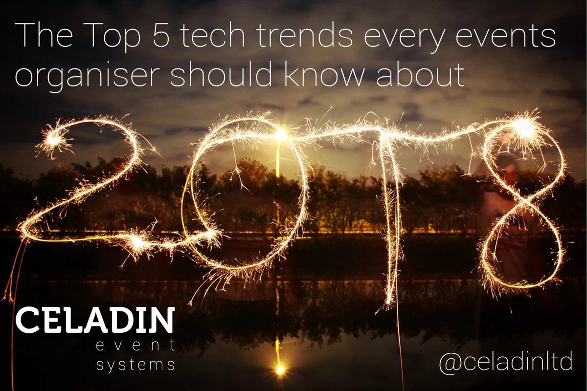 celadinltd's tweet image. Event tech is constantly evolving. Are you making the most of the latest technologies? 
Top 5 tech trends every events organiser should know about.
No: 4 #Wearables:
celadin.com/top-5-tech-tre…
#eventtech #eventtechtrends #eventprofs