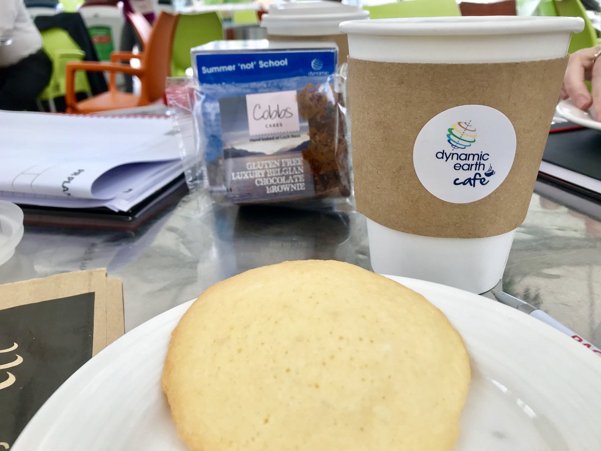 gfreeedinburgh's tweet photo. We tried the cafe @ourdynamicearth today.  They now sell @CuckoosBakery + @CobbsCakes treats, including #GlutenFree and #vegan. Yum! #Edinburgh https://t.co/PS6DE04wtU