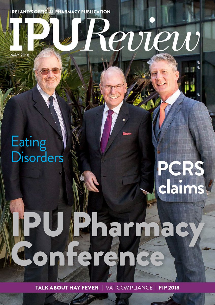 IrishPharmacy's tweet photo. Read this month's IPU Review for an overview of what happened during the #IPUConference in Wexford https://t.co/PoFvIQW7ZK https://t.co/j0vlnl84vV