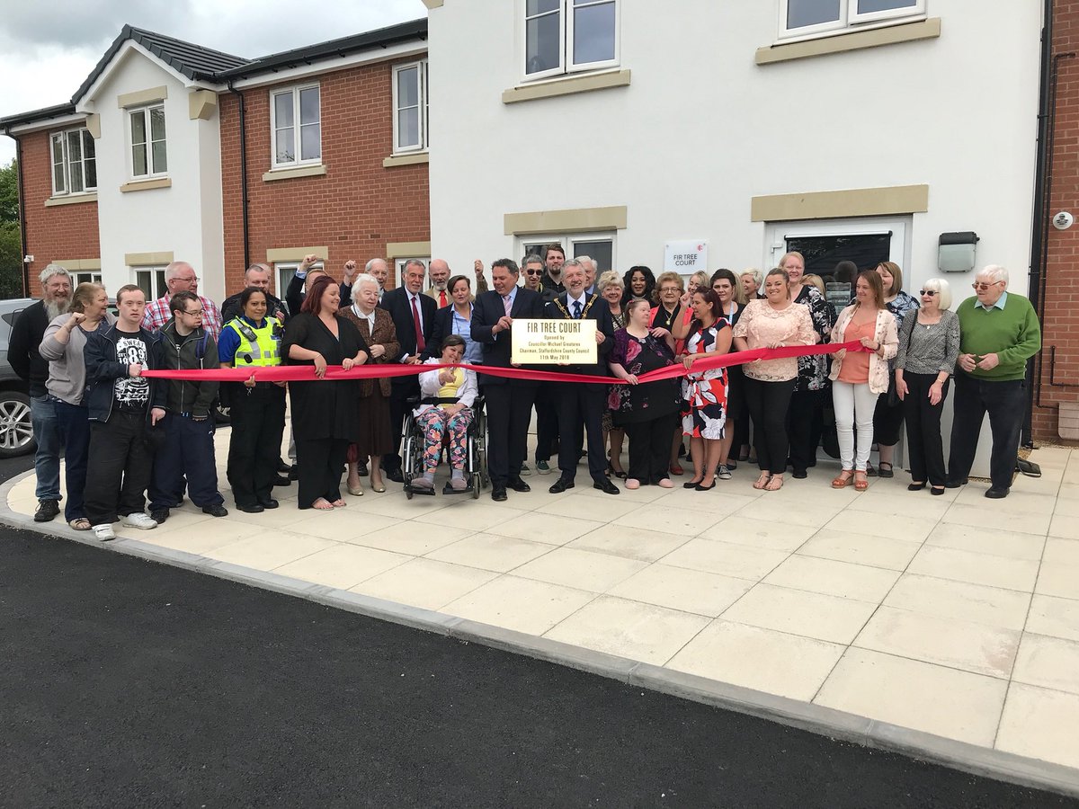 HBVGroup's tweet photo. We are in beautiful #Cannock launching our NEW specialist supported living scheme today. Thank you to all our amazing delivery partners! 🌟🌟🌟🌟🌟 https://t.co/SHJvI5Y0EQ