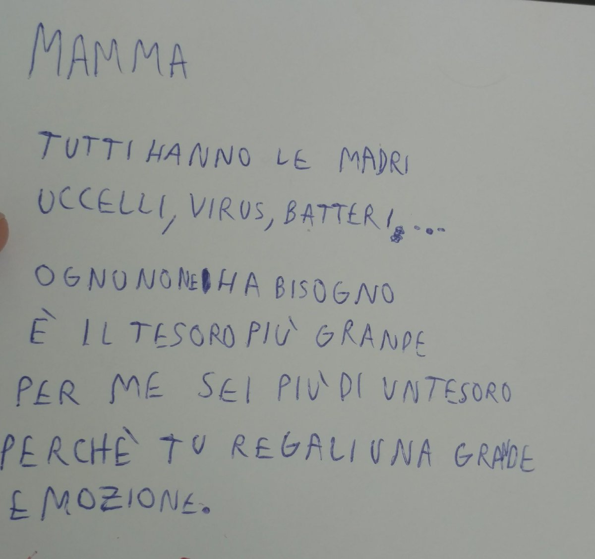 P Oggi Per Me Il Culmine Della Giornata E Rappresentato Da Questa Poesia Inventata Da Un Mio Alunno Per La Mamma T Co Te3lvhaoib