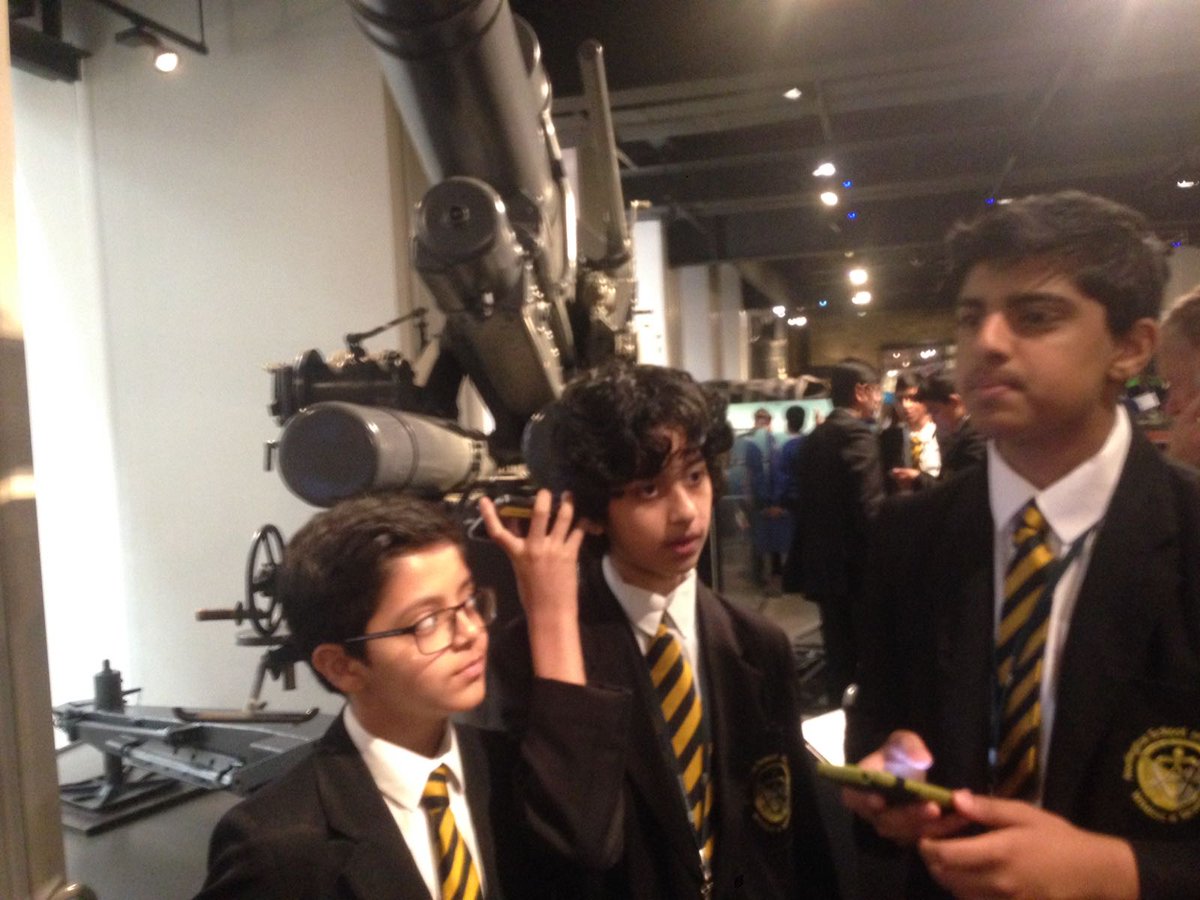 Norlington6form's tweet photo. Our Year 8s we’re tasked with making a digital documentary on WW2 during a visit to the @I_W_M https://t.co/1hIxSrmnVK
