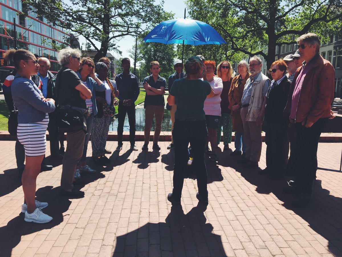 hetvolq's tweet photo. Vandaag mee met de rondleiding van #hetwaterloket @rotterdam over de klimaatadaptieve maatregelen en waterberging in Rotterdam Centrum en de #Agniesebuurt in het kader van @wvow2015. #urbanadapt #lifeproject #climateaction https://t.co/n2XH1i5JKt