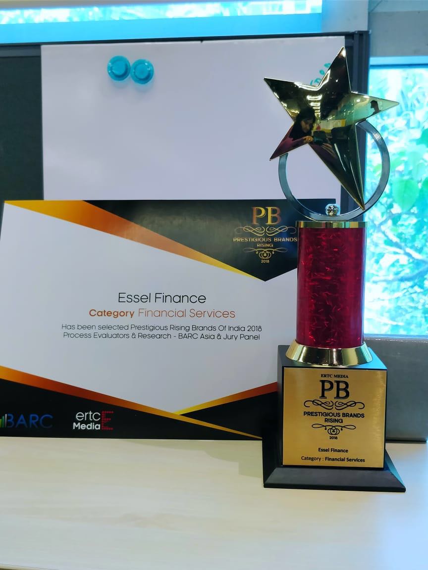 EsselFinance's tweet photo. Essel Finance awarded "Prestigious Brands Rising" (Category - Financial Services) 2018! ✨ https://t.co/Lvsad0qWaV