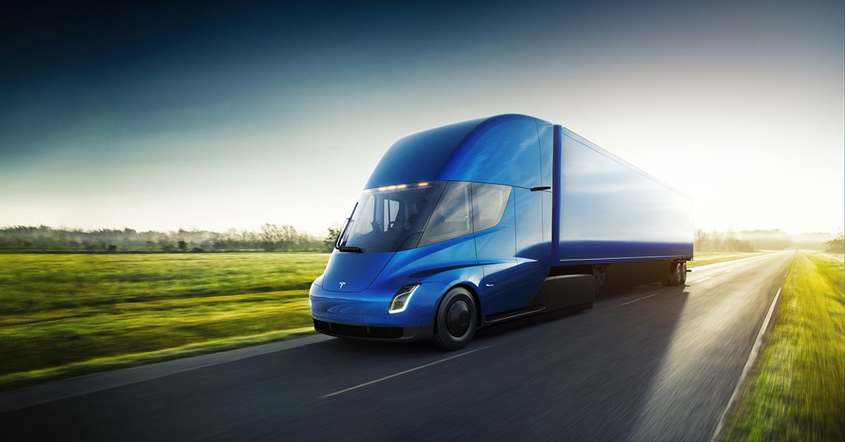 Avantida's tweet photo. When #designing their #electric #truck, @Tesla took #aerodynamics to a whole new level. Has the #Tesla #Semi set a new standard for truck aerodynamics?  https://t.co/XdC860hzIb https://t.co/AZellYuxjX
