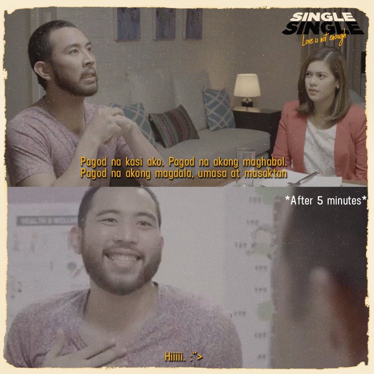PhilippineStar's tweet photo. We all have that one friend that's fragile and vulnerable at the same time. ๐ Catch #SingleSingleTheMovie #LoveIsNotEnough now in cinemas nationwide!
Co-presented by Avida and Max's Restaurant https://t.co/dVrr9gA6Cw