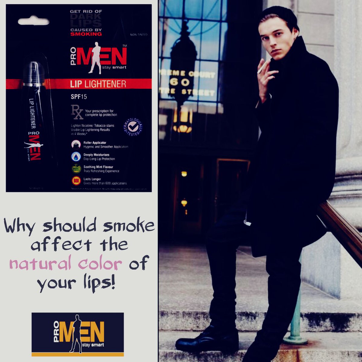 PPromen's tweet image. Besides direct sun exposure, hormonal changes and pH imbalances, smoking also turns the lips dark. Use the active #promen lip lightener and bring back that natural hue of your lips in just 4 weeks.
Amazon: amzn.in/0CUQANL
Flipkart: bit.ly/2ItCMAC