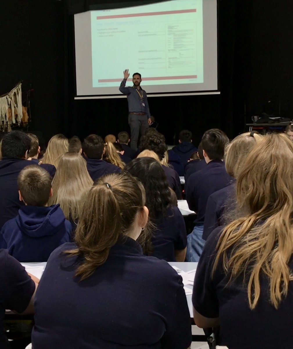 fionaewilkinson's tweet photo. Always a successful morning when co-delivering with this talented presenter @eddydeg! Thanks for having us @RedbridgeCS, we had a great time working on #cvskills with your students! @YourLifeSkills https://t.co/CrdbKomJDO