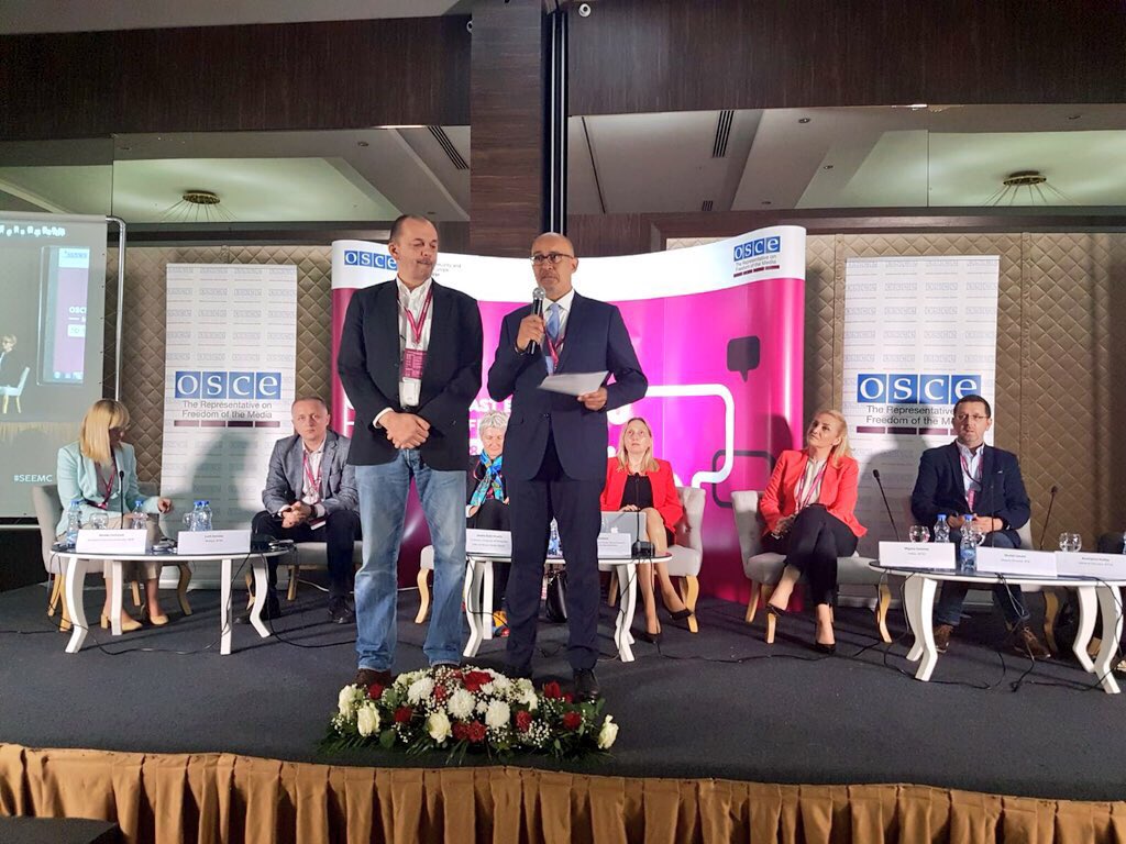 OSCE_RFoM's tweet photo. Thank you to all participants for all the lively discussions over the last 2 days at our 5th annual #OSCE #SouthEastEuropeMediaConference in #Struga &amp; online! https://t.co/3tOUVVPLtr