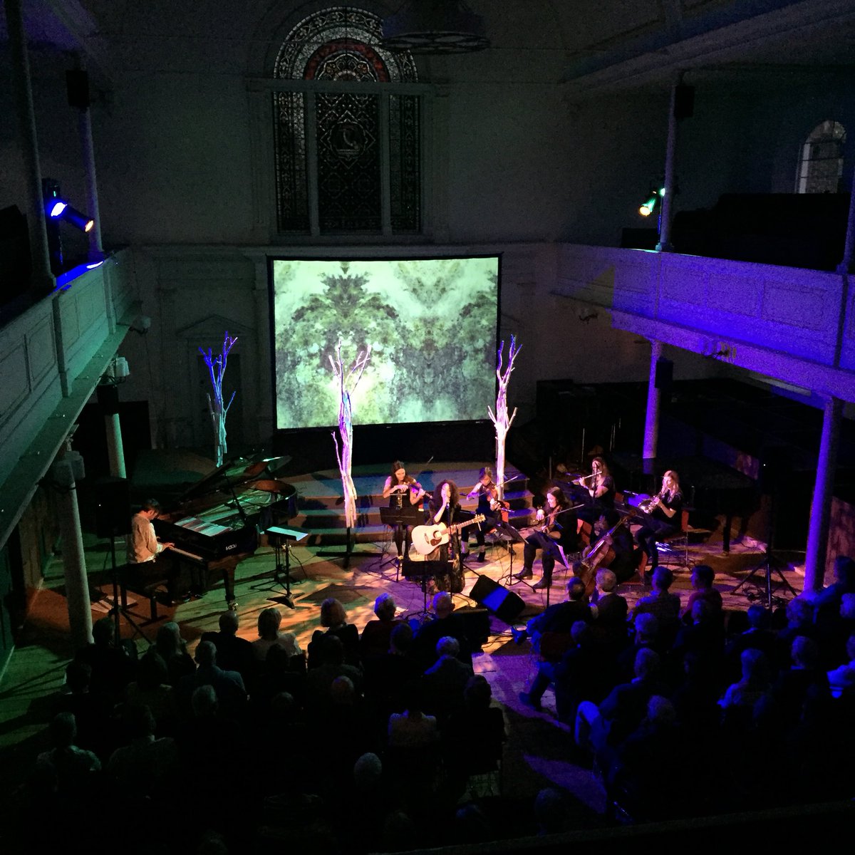 Amazing sold out performance of  <a href="/BirdsongCanAdar/">Birdsong|CânYrAdar</a> with <a href="/GwilymSimcock/">Gwilym Simcock</a>, <a href="/kizzkez/">kizzkez</a> and <a href="/sinfoniacymru/">Sinfonia Cymru</a> last night. Three more shows remain @Wyeside (11th), <a href="/TramshedCF/">Tramshed Cardiff</a> (12th) and <a href="/TaliesinSwansea/">Taliesin Arts Centre</a> (13th). Come and hear this beautiful soulful work if you’re free!