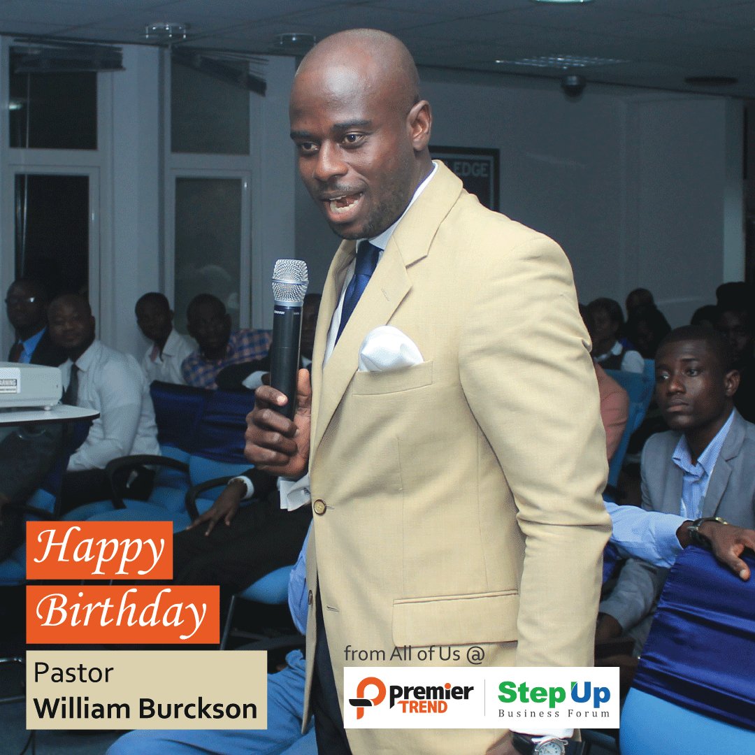 PremierTrend's tweet photo. Happy Birthday Pastor @WilliamBurckson . From All of Us at @PremierTrend organizers of @StepUpBusinessForum https://t.co/mp9ywsxS8P