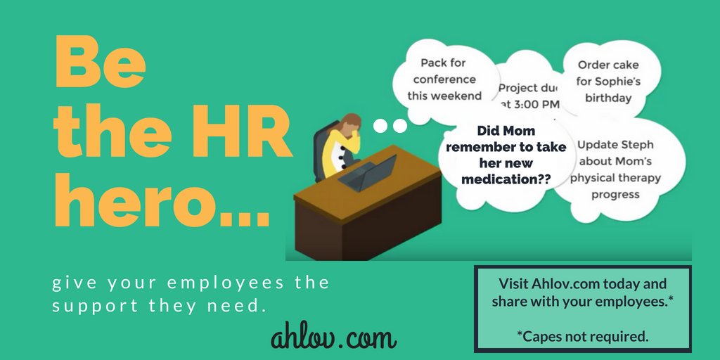 ahlovapp's tweet photo. Hey, HR Heros! Offer your stressed employees a way to miss less work by caring for their aging parents with Ahlov! https://t.co/ZScqjumarZ @SHRMnextchat @HRDailyAdvisor https://t.co/pbluuduYfd