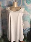 dejavugarbposh's tweet image. I.N.C. Plus 3X New White Scoop Neck Cotton Shoulder Detail Sleeveless Tank Top Consider now #plustank #neckshoulder #tankplus ebay.to/2Foghaw