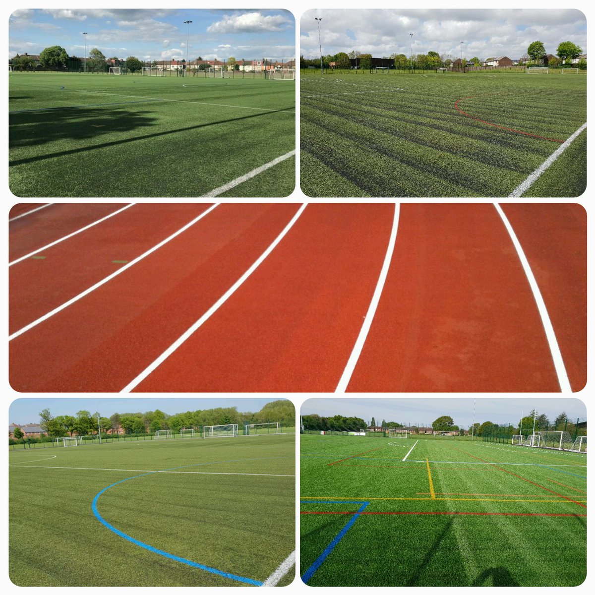 Our lads have been busy this week, from #Middlesbrough to #Southampton.  Quality work, wherever we go 👍 #3G #HorgerClean #PitchMaintenance  #AthelticsTrack