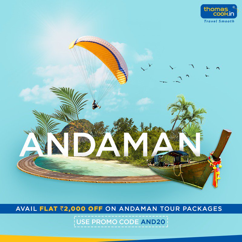 tcookin's tweet photo. Is Andaman on your wishlist? Hereโs Thomas Cook making it possible for you with amazing discounts. To plan your trip, visit: https://t.co/pi6Sl6VPl3
#ThomasCook #ThomasCookIndia #TravelWithThomasCook #TravelGuide #TravelAndaman https://t.co/SCdXtlitte
