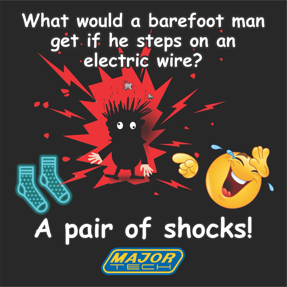 MajorTechZA's tweet image. Happy Friday from the Major Tech family. #FridayFunday #JokeoftheDay #majortech