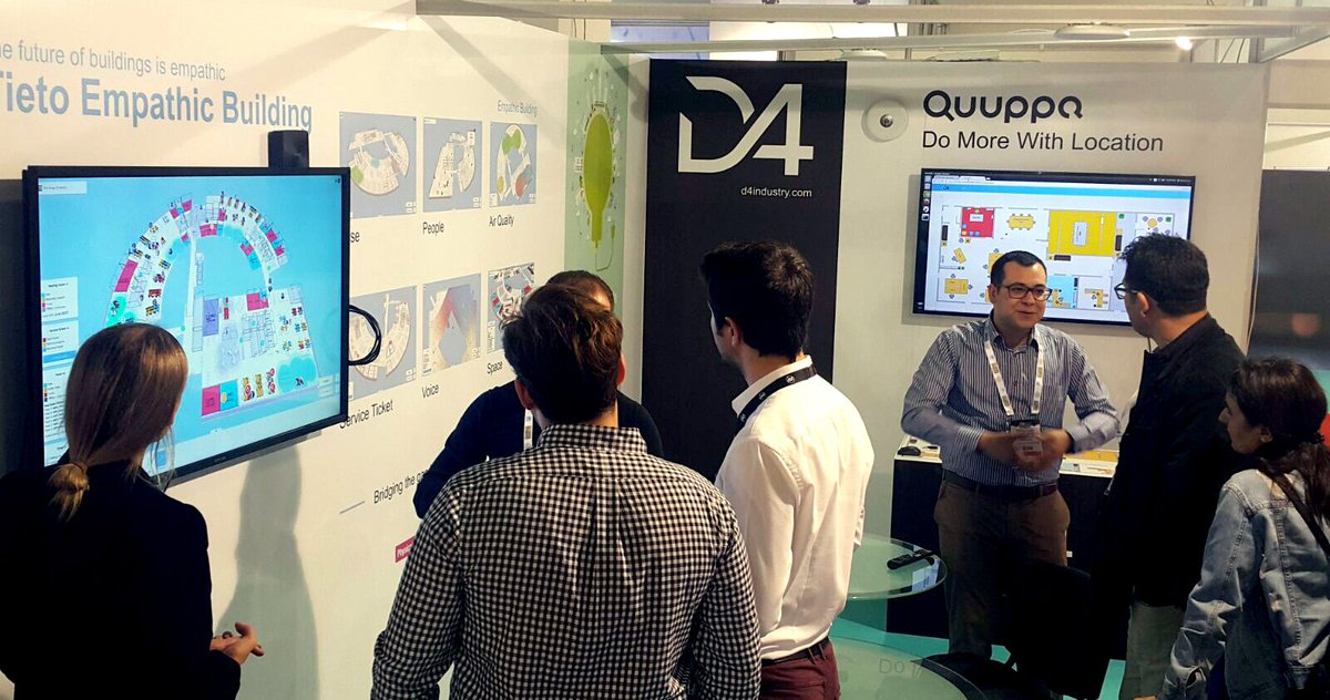 QuuppaTech's tweet photo. Quuppa Partners @d4industry and @TietoCorp presenting together at Facility Management Expo Istanbul. #EmphaticBuilding #FacilityManagement https://t.co/CFOcx6CZEE