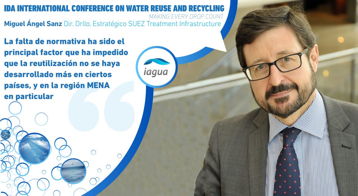 Miguel Ángel Sanz (@idadesal y <a href="/suez/">SUEZ</a>): "Hoy en día quedan pocas regiones del mundo donde no haya referencias de #reutilización" 

#IDAMakingEveryDropCount

➡ iagua.es/noticias/inter…