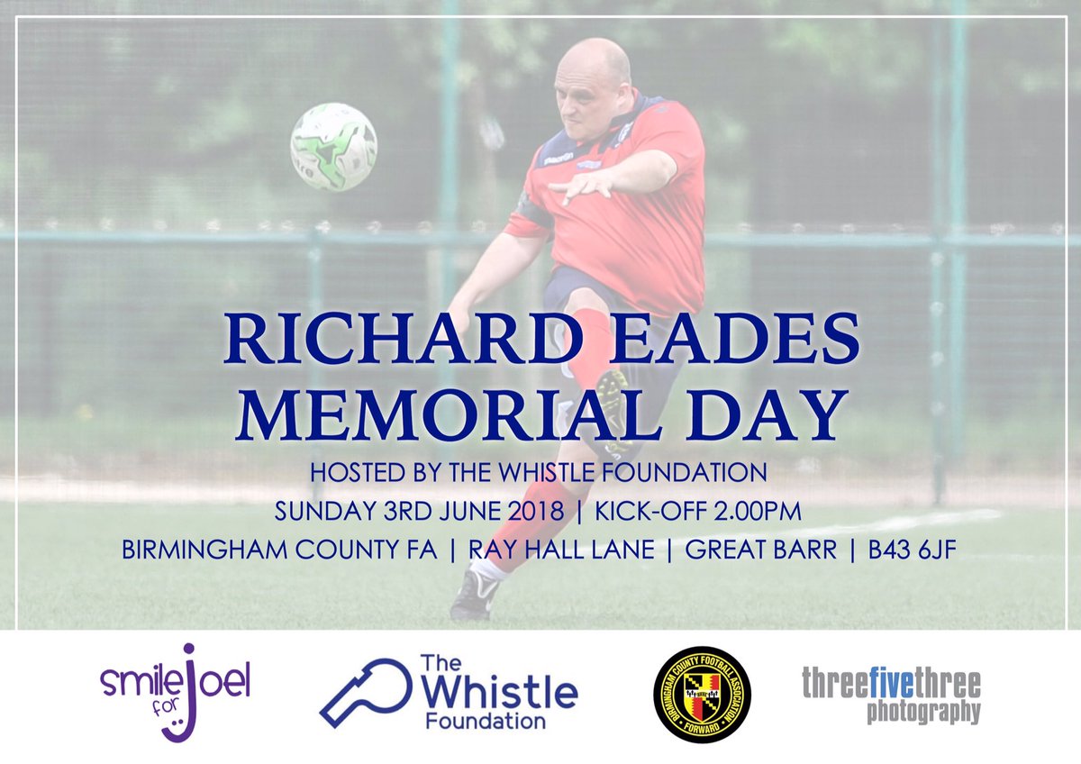 TheWhistleF's tweet photo. Could you retweet our event? Looking to get as many people there for the referee charity game! 2pm KO! #OneRichardEades @KitmanPat @MacronWM @RefsAssociation @BirminghamFA @StourbridgeRA @SportingKhalsa @AFCWulfrunians https://t.co/YjHLbDMtVG