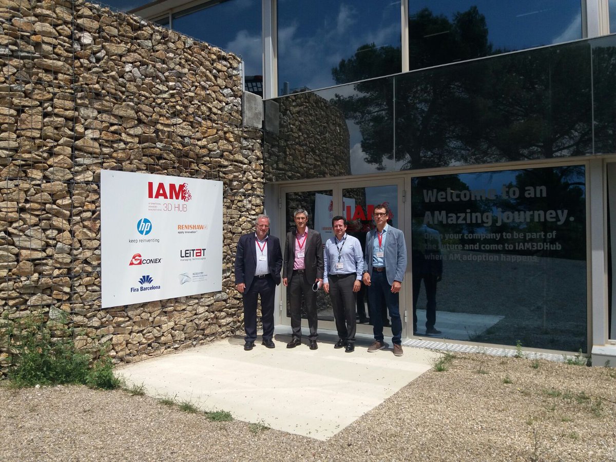 Shaping and developing the future of 3D technology at <a href="/IAM3DHUB/">IAM 3D HUB</a> with <a href="/HP/">HP</a>, <a href="/RenishawIberica/">Renishaw Ibérica</a>, #Coniex, <a href="/Leitat/">Leitat</a> and <a href="/Fira_Barcelona/">Fira Barcelona</a> #3DPrinting #AdditiveManufacturing