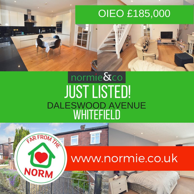 New Instruction! Daleswood Avenue, Whitefield - 3 Bedrooms, gorgeous eat in kitchen, no onward chain, viewings being booked now! ow.ly/alnN30jWJsY