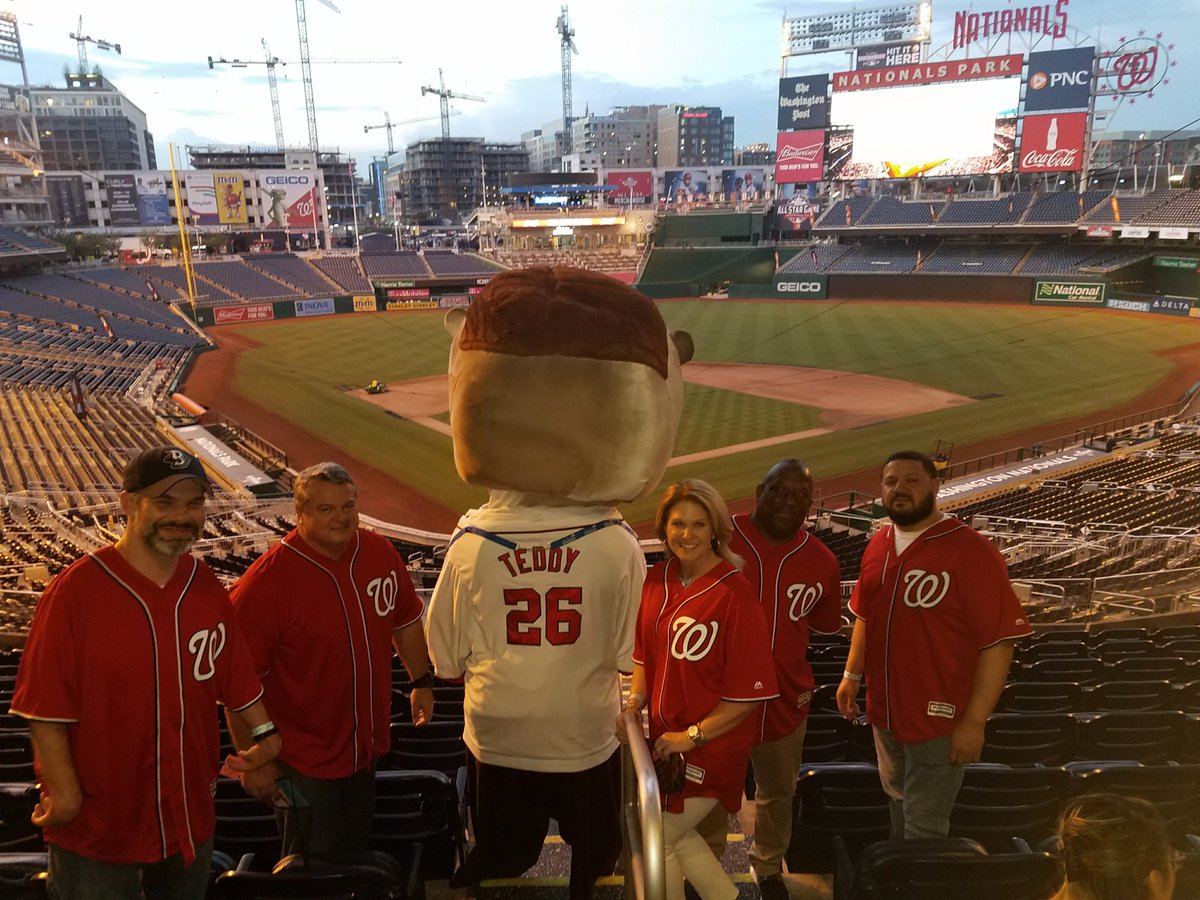 jennteam's tweet photo. #CAI2018 Thanks CAI Washington DC Chapter for a great event at Nats Park! @CAIsocial @WMCCAI https://t.co/wPzfVgl8J5