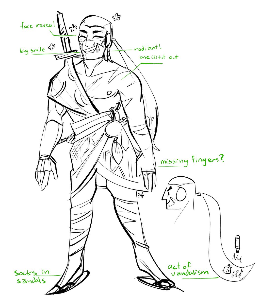 in my humble opinion genji should have a shambali skin 