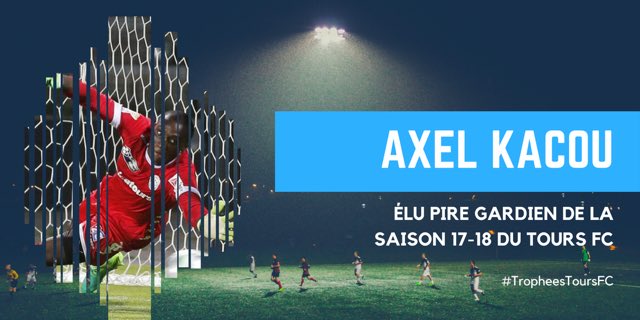 auquartdetours's tweet photo. 🏆 Axel #Kacou élu PIRE gardien de la saison 2017-2018 du #ToursFC!
📊 Résultats définitifs:
🥇#Kacou
🥈#Goda
🥉#Coudert
#TropheesToursFC https://t.co/kz1O4Ooyp1