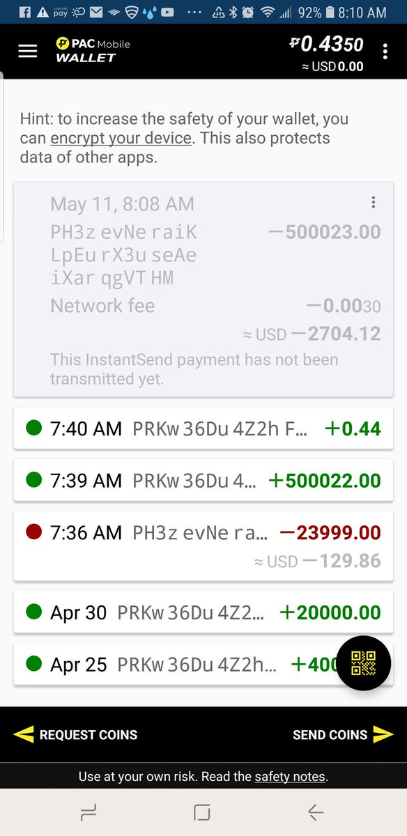 hjs035's tweet photo. @PAC_HelpDesk @PACcoinOfficial How long does it take?
Has been 30min after i sent half million $pac to cryptopia. https://t.co/ax45Qd1631
