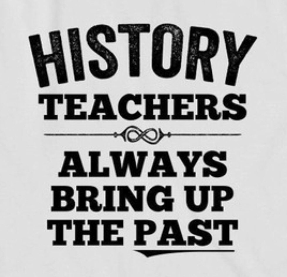 It’s Teacher Appreciation Week. Social Studies teachers, you are appreciated this week and every week. Thank you for teaching our students history. #historymatters #thankful