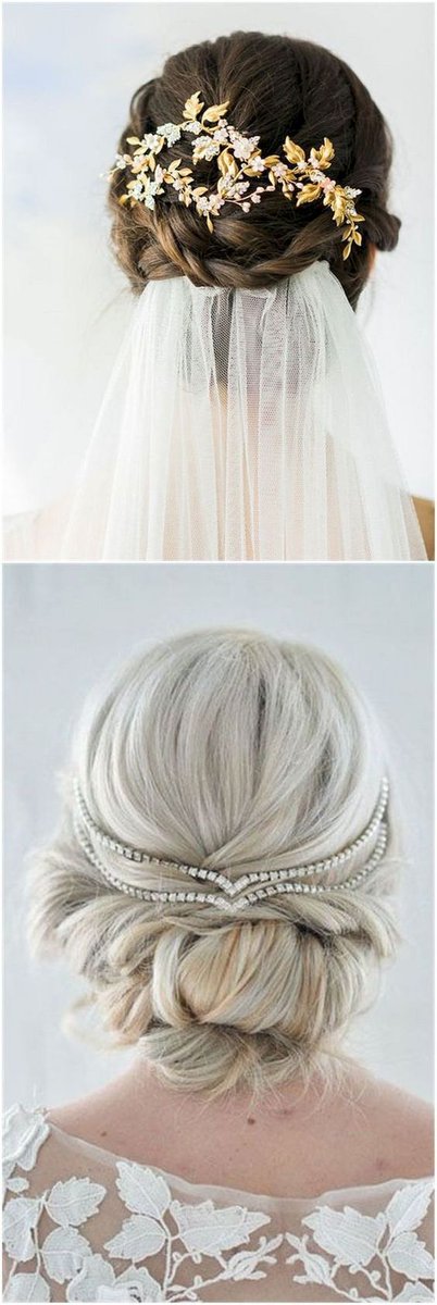 Beautiful Up Do's with some stunning accessorises! #Bride #Hairstyle @twoBirdsmaids
