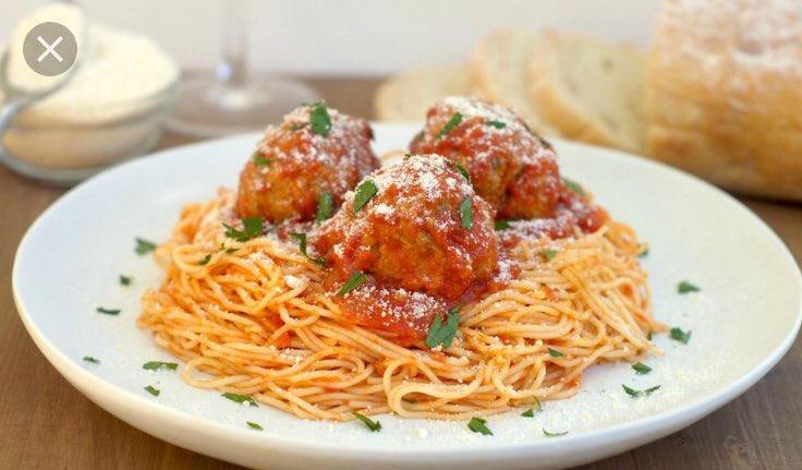 bkabatd64org's tweet photo. My favorite food is spaghetti and meatballs! #engageD64 #food https://t.co/RRMub9WJrK