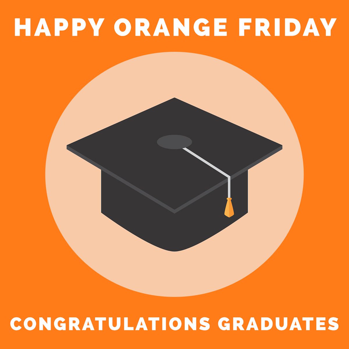 OSUFoundation's tweet photo. Today is a very special #OrangeFriday for #okstate. Congratulations to our graduates this weekend. We are so proud of you! Go out into the world and make it brighter...orange! #GoPokes https://t.co/0PN3ChHsOc