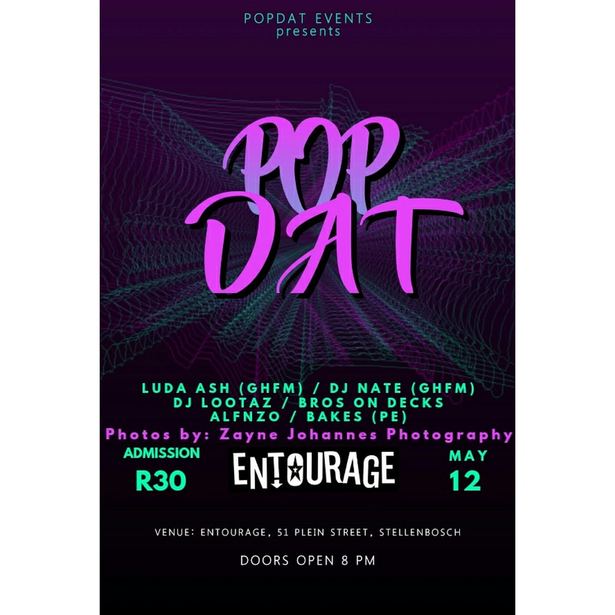 dj_lootaz's tweet photo. Lets #PopDat this Saturday at @Entourage_Club - I'll be putting you in a #TRAP from 11 PM fam 🤘 https://t.co/Hrg0B8yQUU