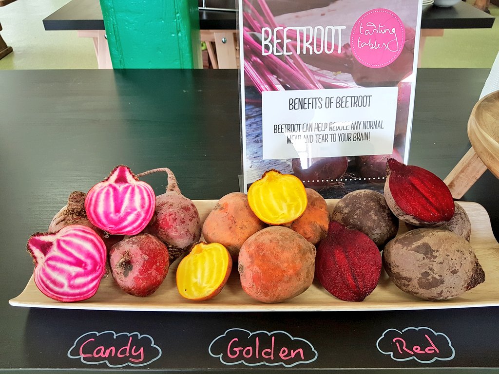 Lovely beetroot tasting table for the <a href="/AshvilleCollege/">Ashville, Harrogate</a> students today <a href="/HolroydHowe/">Holroyd Howe</a> <a href="/OliCullers/">Oli Cullingworth</a> <a href="/Rachael48432853/">Rachael Wilson</a> <a href="/DamianBlake4/">Damian Blake</a>