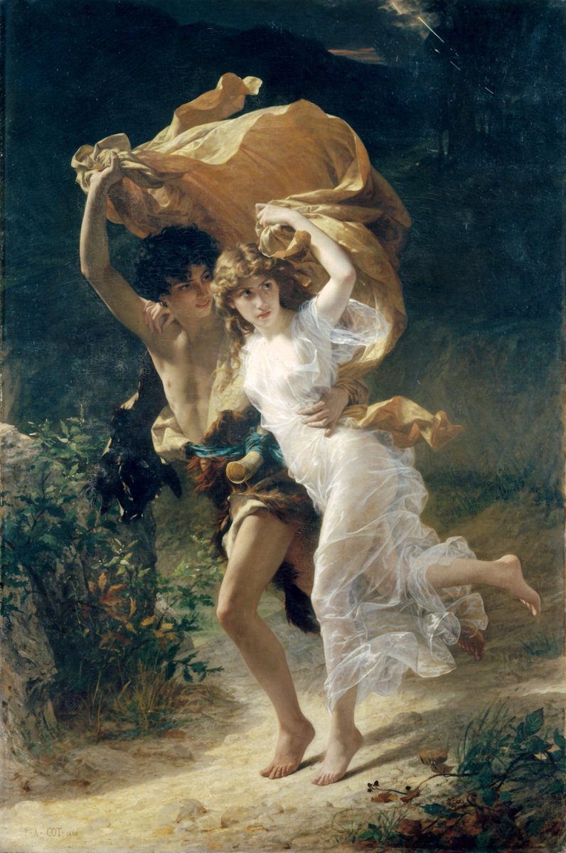 scastaldi9's tweet photo. #Buonaserata #ArtLovers 💙💙💙

The storm 💙💙💙
#Paint by Pierre Auguste Cot💙💙💙

#artlovers #art #paintings #painting 
#arte #ArteYArt #DonneInArte https://t.co/rhWR4rfYrU