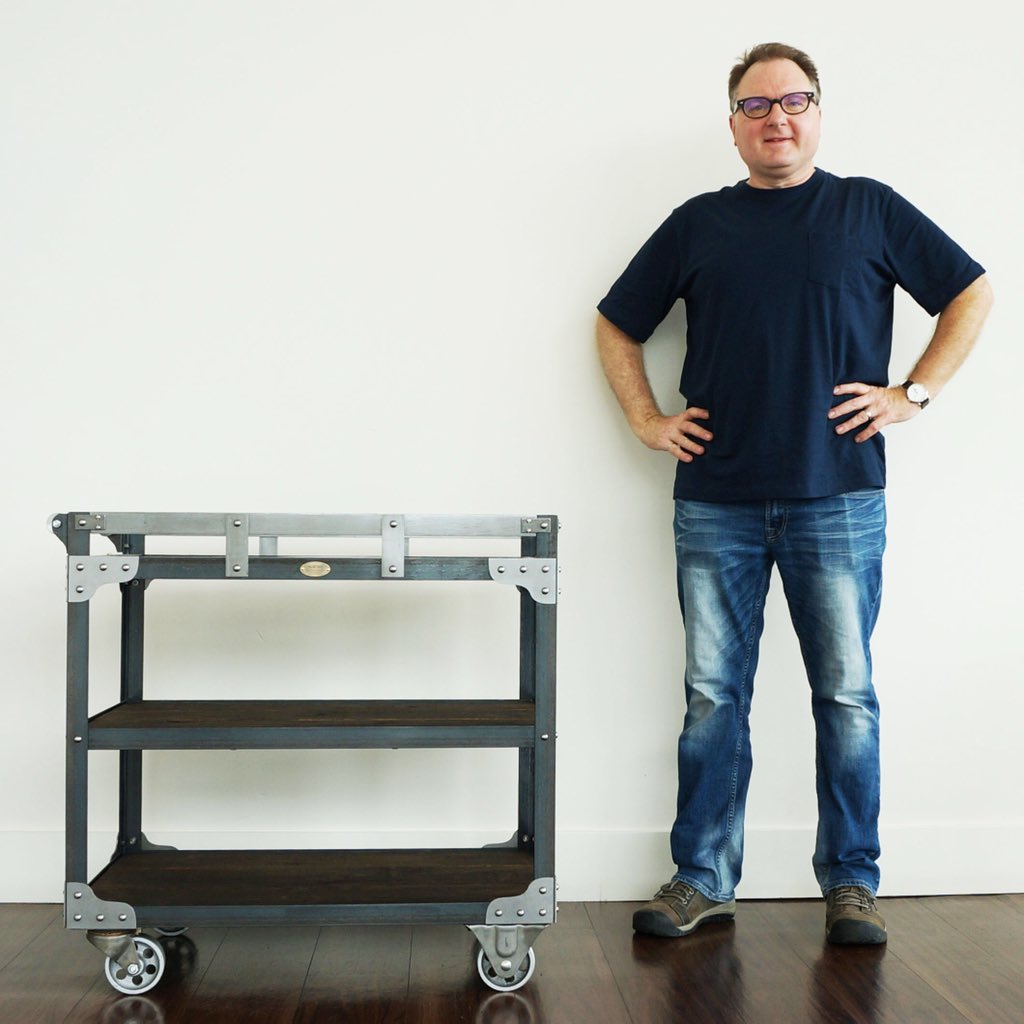 RetroWorksCA's tweet photo. Need a great designer bar cart? Then buy tix for @DesignExchange ‘s DX Design Auction #DXDA18 ! We’ve donated this for their excellent fundraiser that supports accessible design education. Don’t risk #fomo !Get your tix today!
#industrialstyle #barcart #friyay #madeincanada https://t.co/e6hZNnrPlE