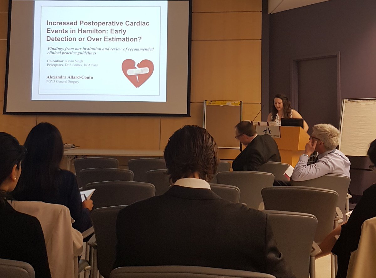 We're live at the <a href="/McMasterU/">McMaster University</a> General Surgery Resident Research Day! On tap, we've got talks from 19 residents, which are bookending a very exciting presentation from keynote speaker Dr. Andrew Kirkpatrick of <a href="/UCalgary/">U Calgary</a>. Best of luck to all of the residents presenting today!