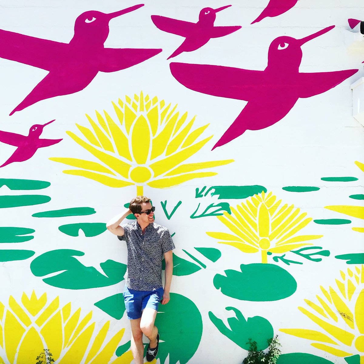 Flying into the weekend like... #walltraveled #mural #designdudesoriginal