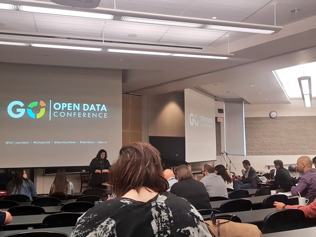 #GOopen18 for Open data and smart communities! Excited to learn about knowledge sharing and planning!